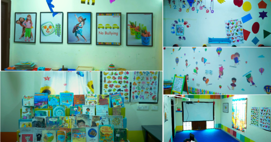 Children playing outdoors